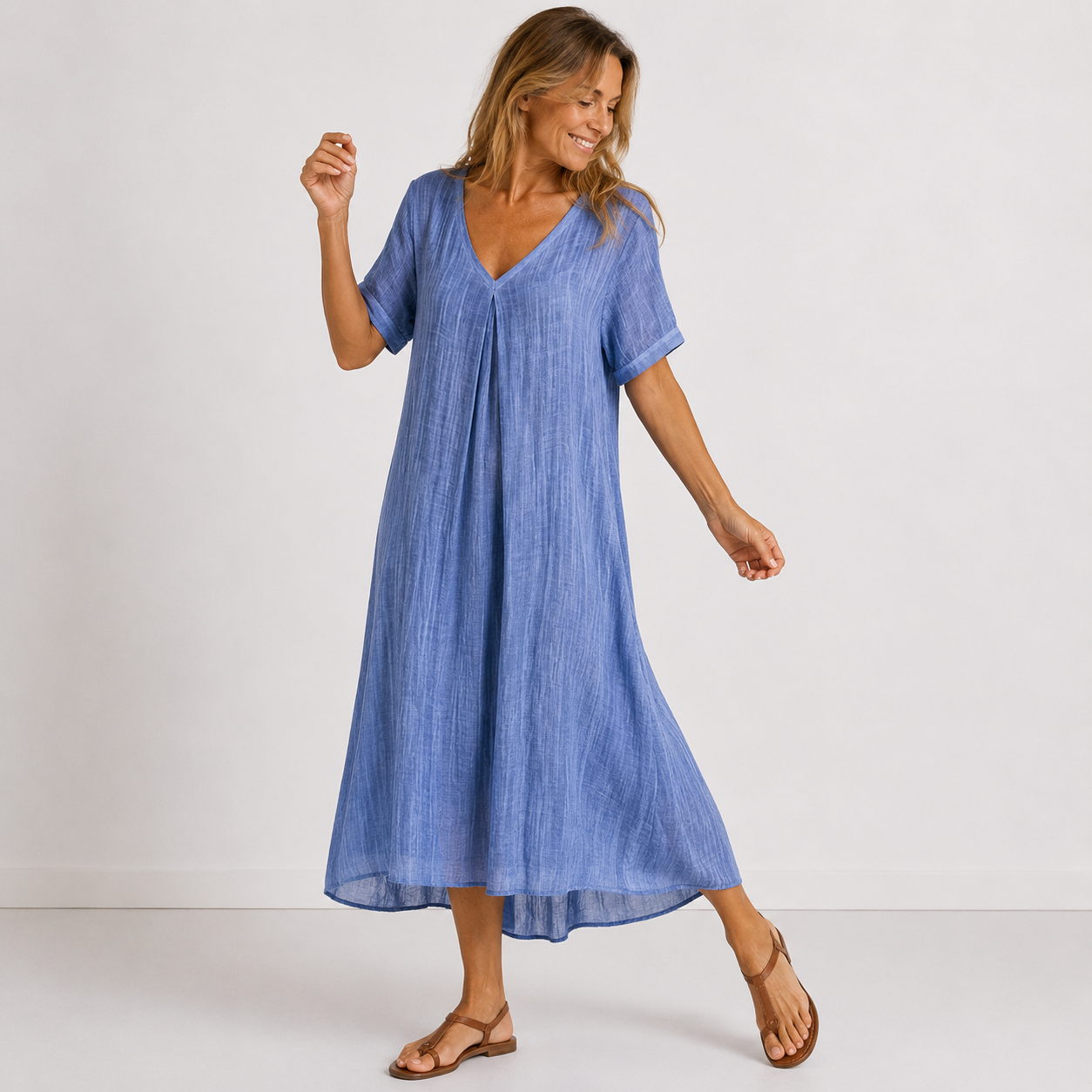 Capri | Abito Maxi Fluido