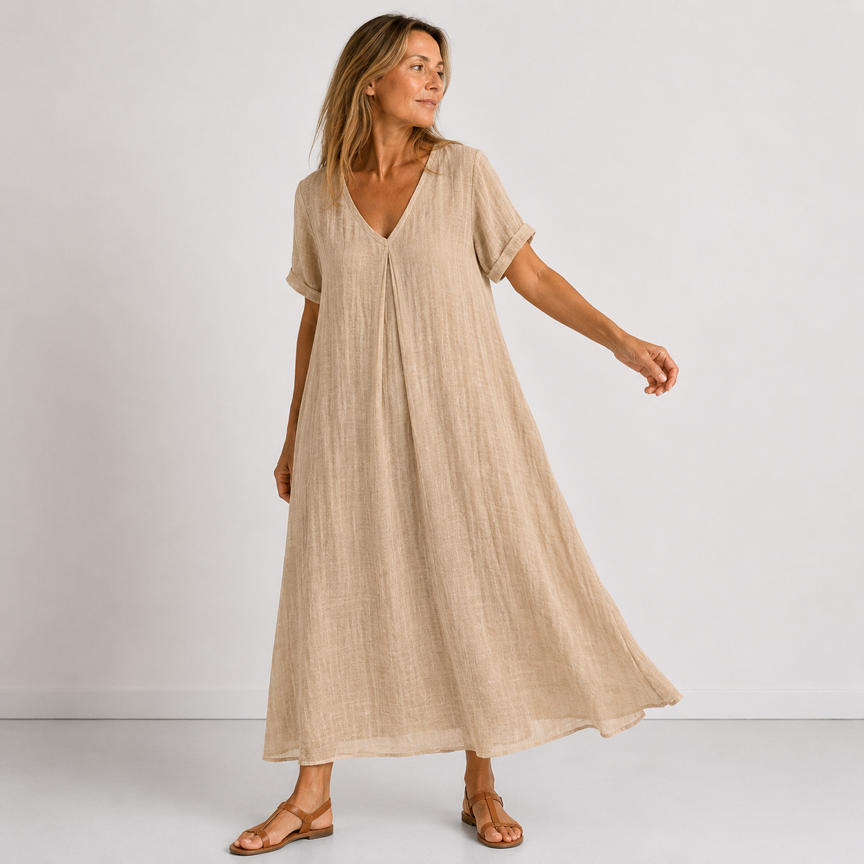 Capri | Abito Maxi Fluido