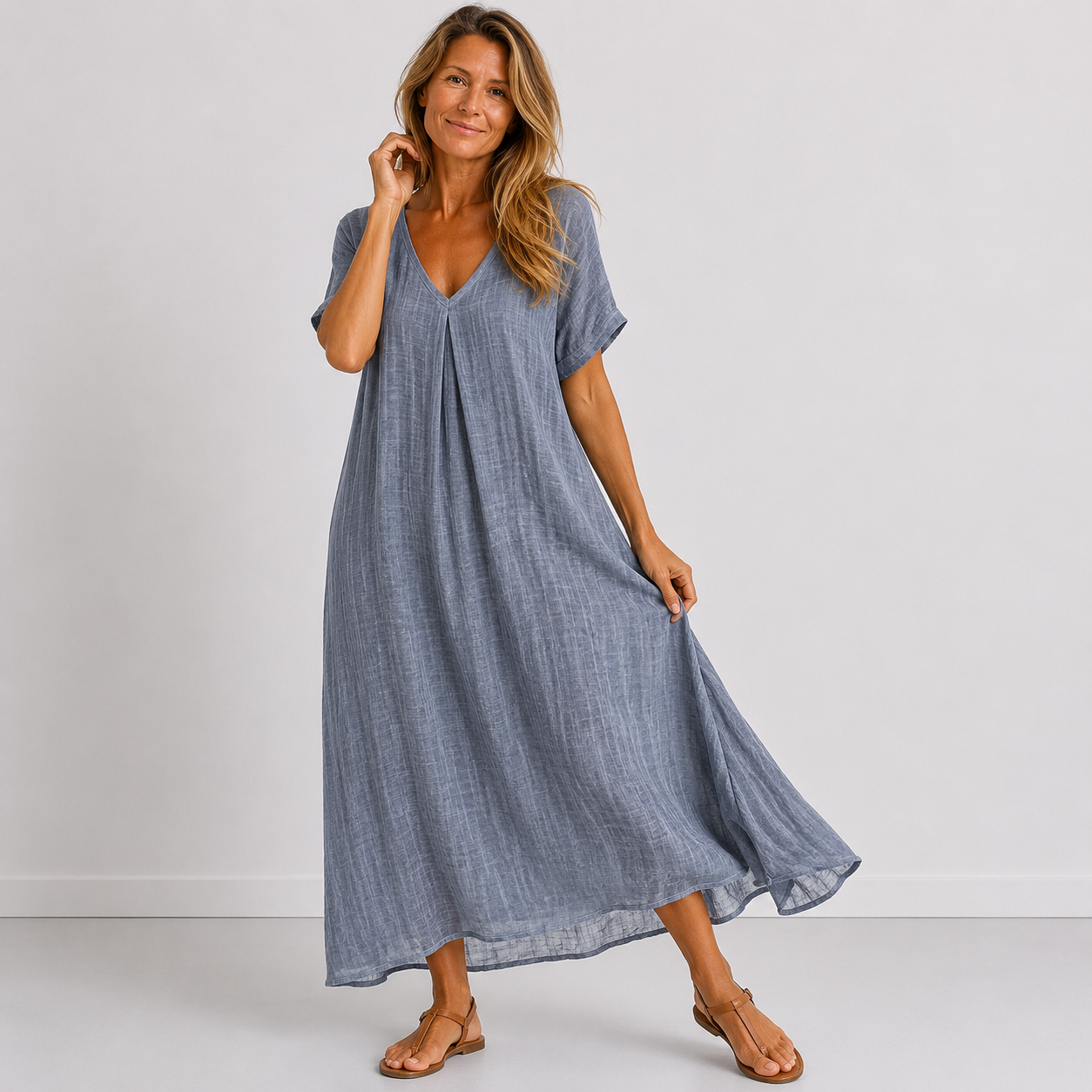 Capri | Abito Maxi Fluido