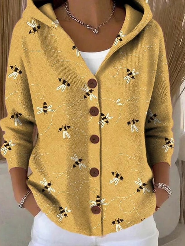 Cardigan Fantasia con Cappuccio