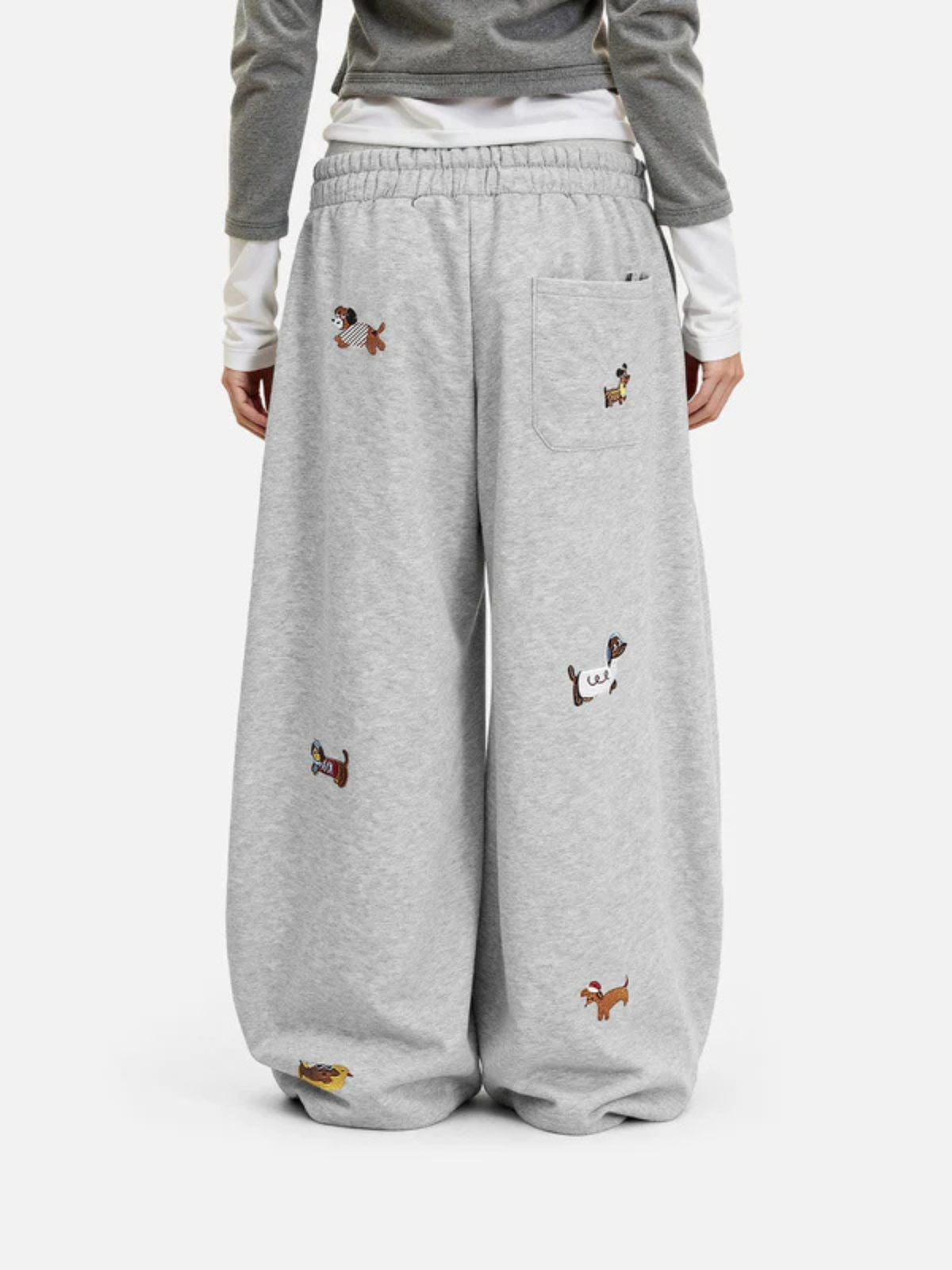 Milo Pantaloni Barrel con Ricami 🐶