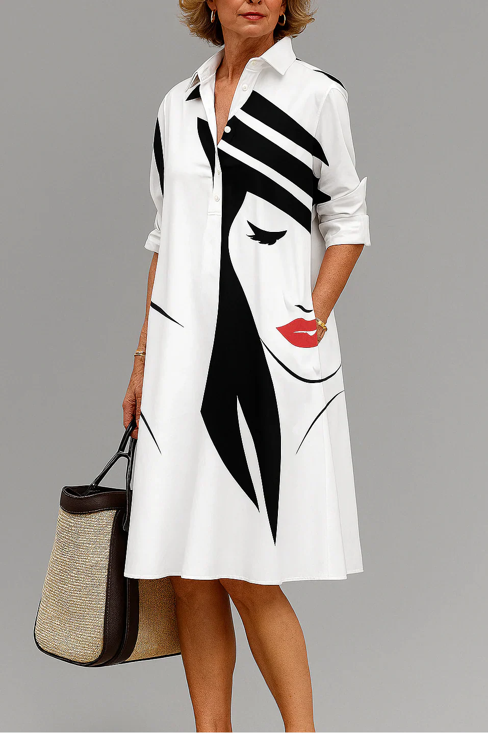 Chiara | Vestito Midi Comodo