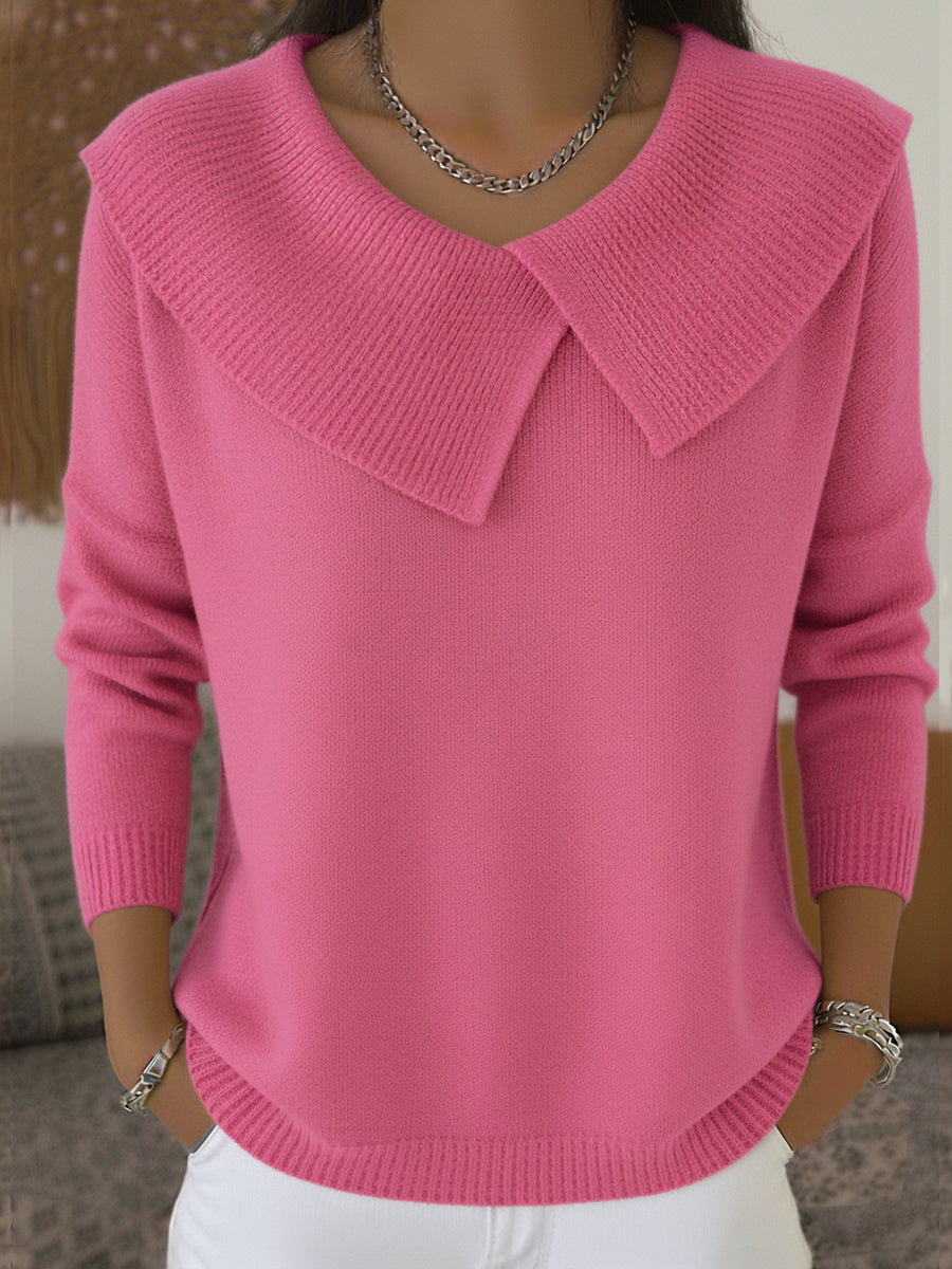 Maglione con Collo a Mantella