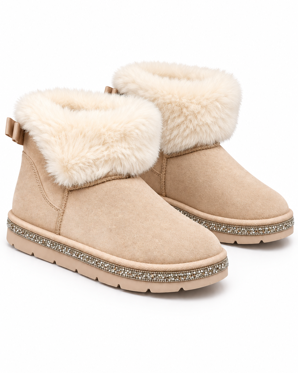 Stivaletti Crystal Snuggle Cloud Nude - foto 3