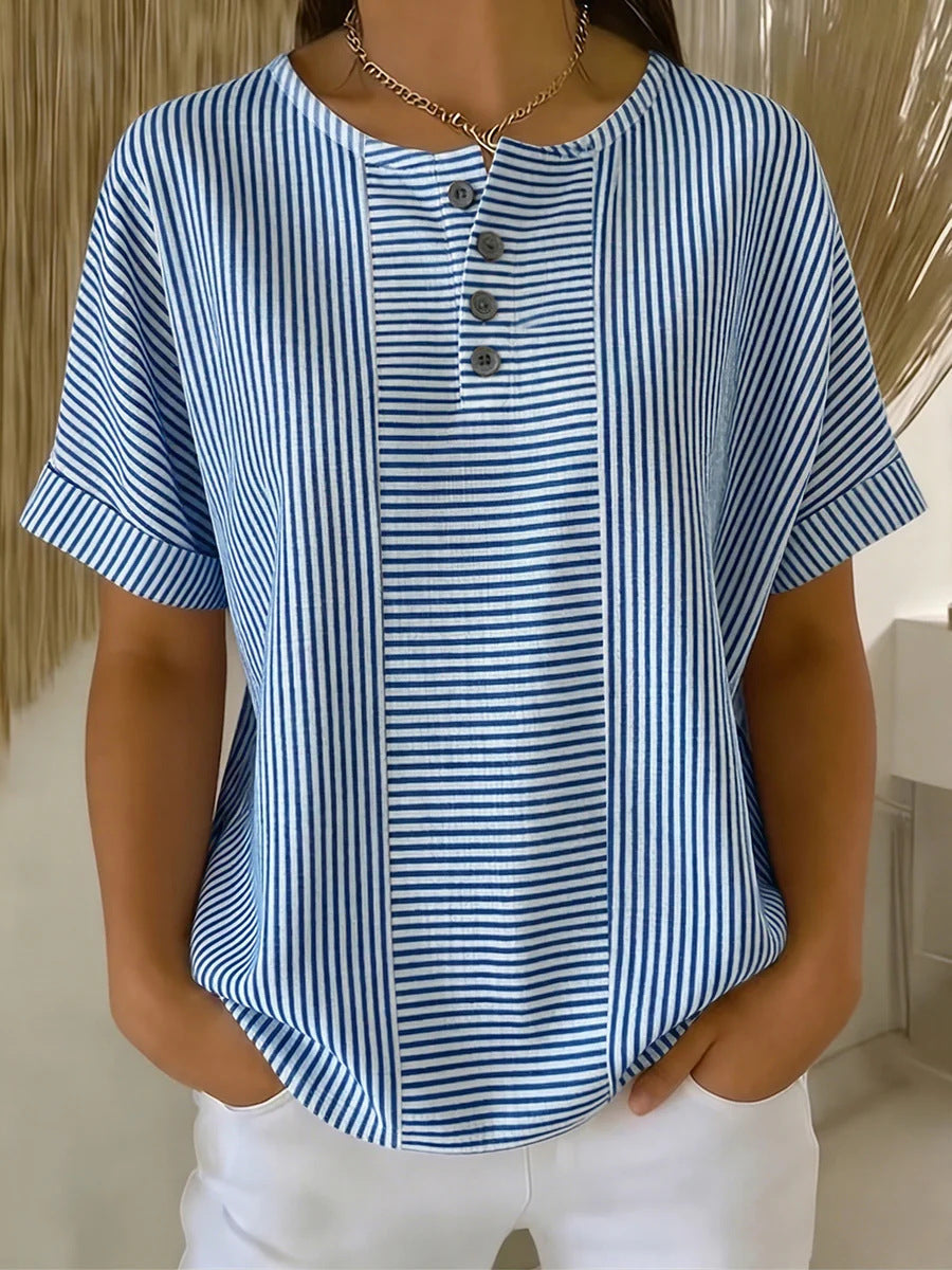 Blusa Estiva a Righe