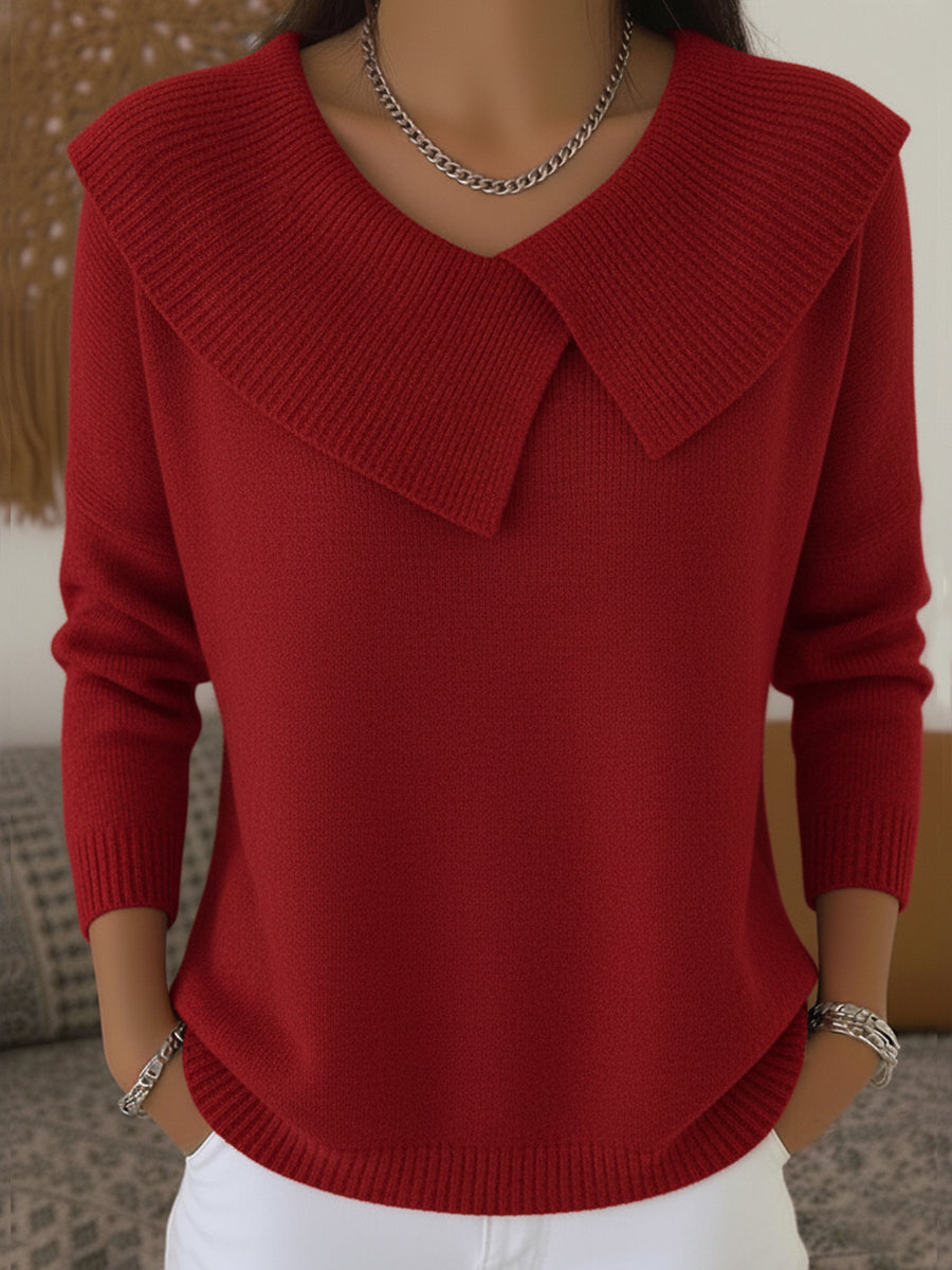 Maglione con Collo a Mantella