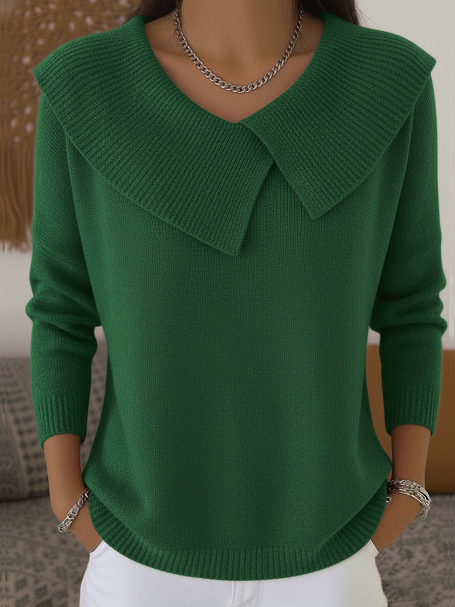 Maglione con Collo a Mantella