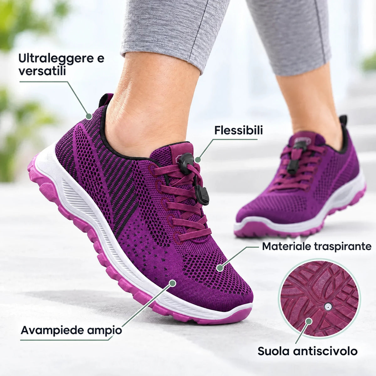 Piedelibero™- Scarpe pensate per Piedi Gonfi e Sensibili