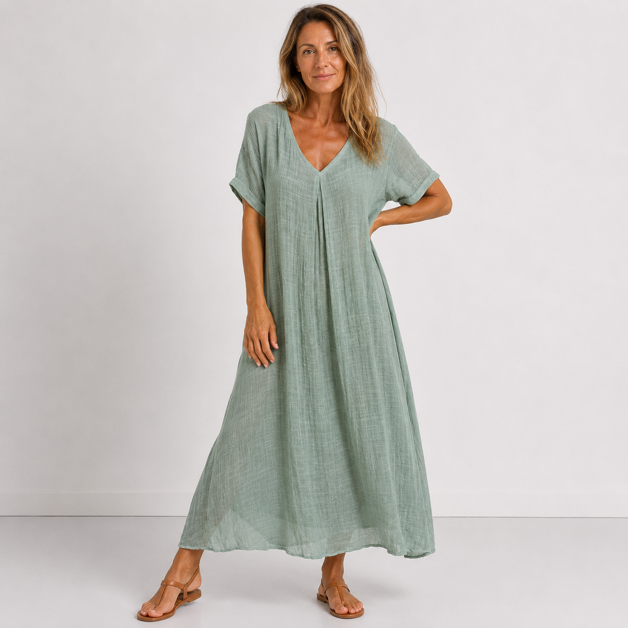 Capri | Abito Maxi Fluido