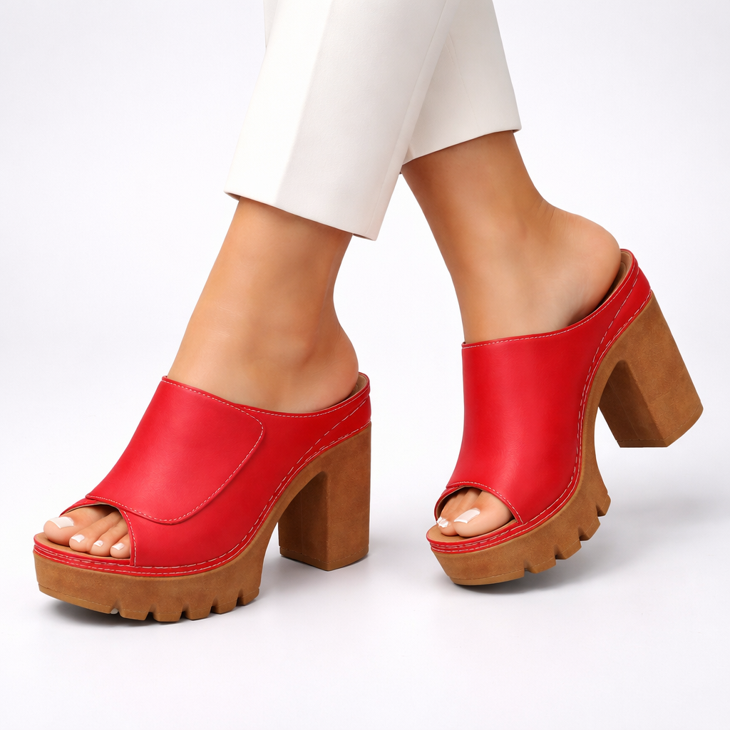 Sandali Platform con Tacco
