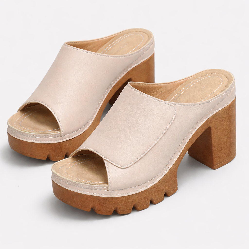 Sandali Platform con Tacco