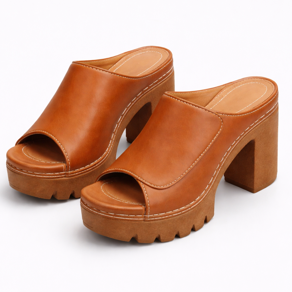 Sandali Platform con Tacco