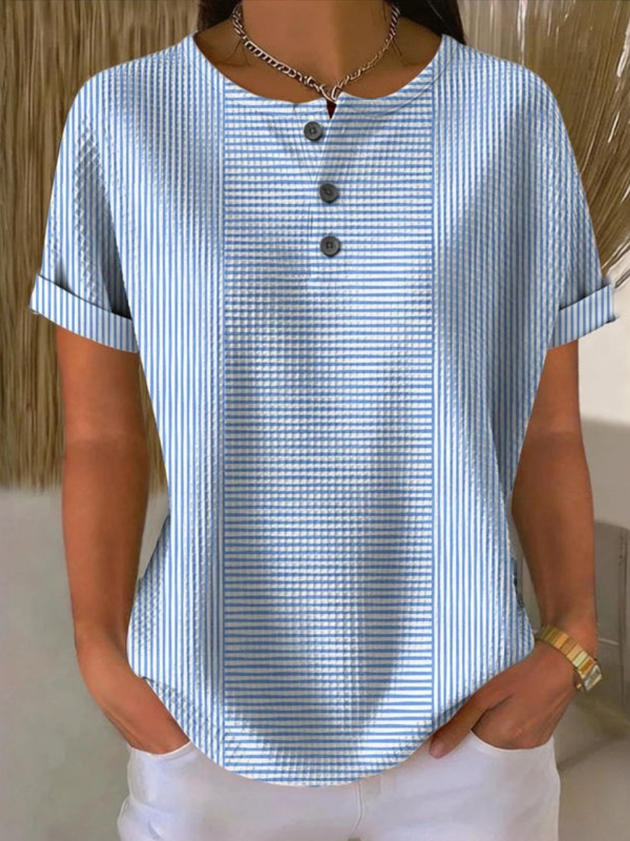 Blusa Estiva a Righe