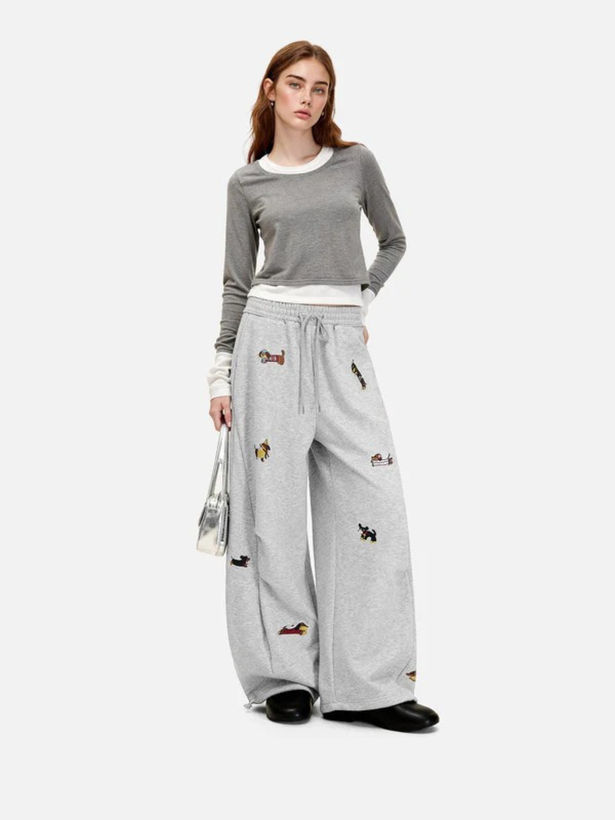 Milo Pantaloni Barrel con Ricami 🐶