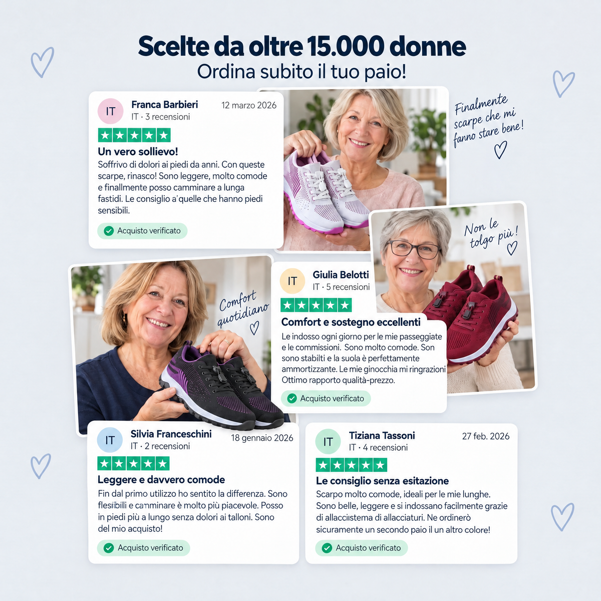 Piedelibero™- Scarpe pensate per Piedi Gonfi e Sensibili