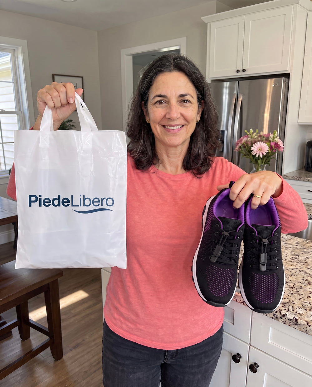 Piedelibero™ scarpe nere e viola