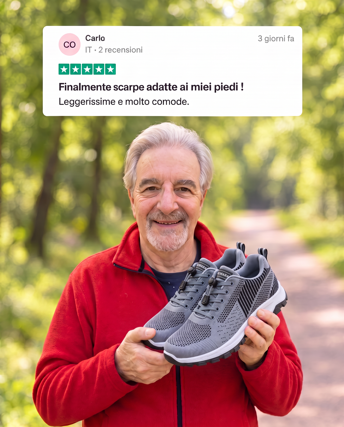 PiedeLibero™- Scarpe per Piedi Gonfi e Sensibili