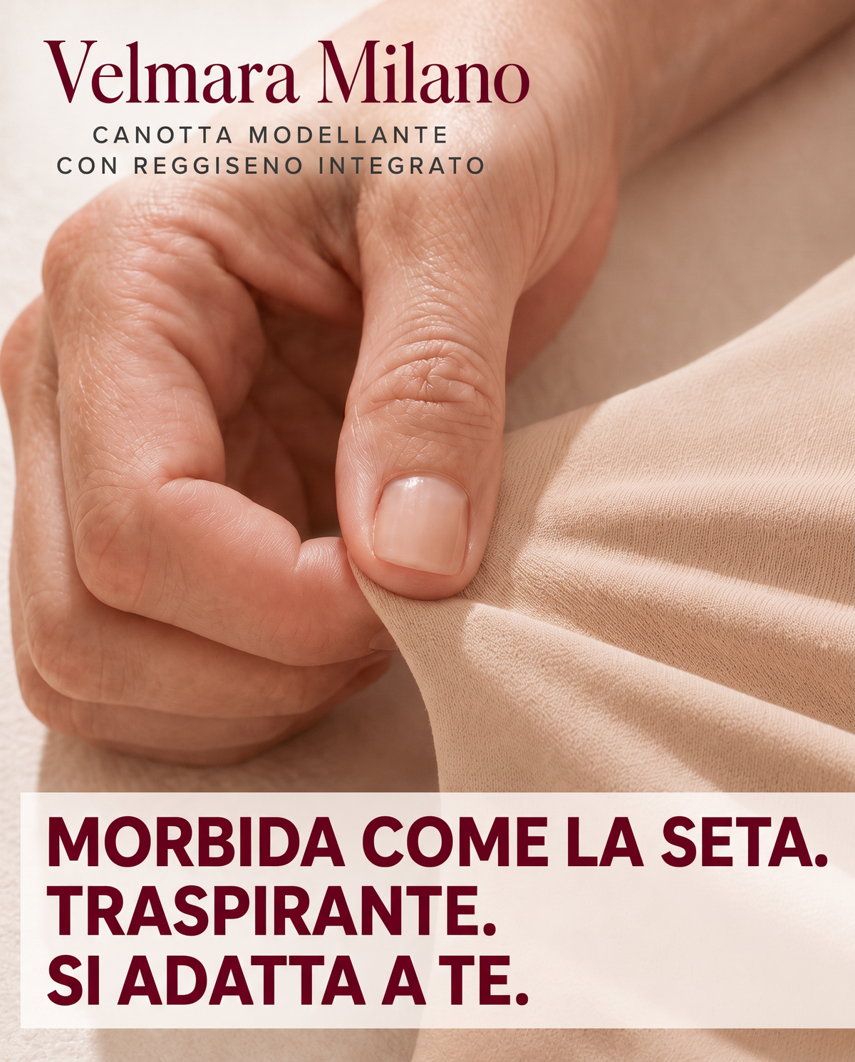 Canotta Modellante con Reggiseno Integrato Velmara®