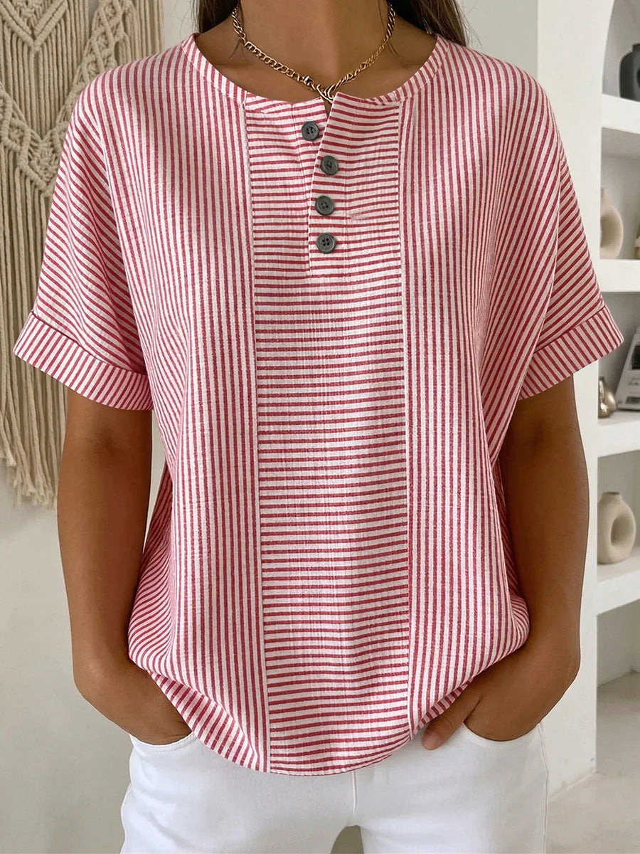 Blusa Estiva a Righe